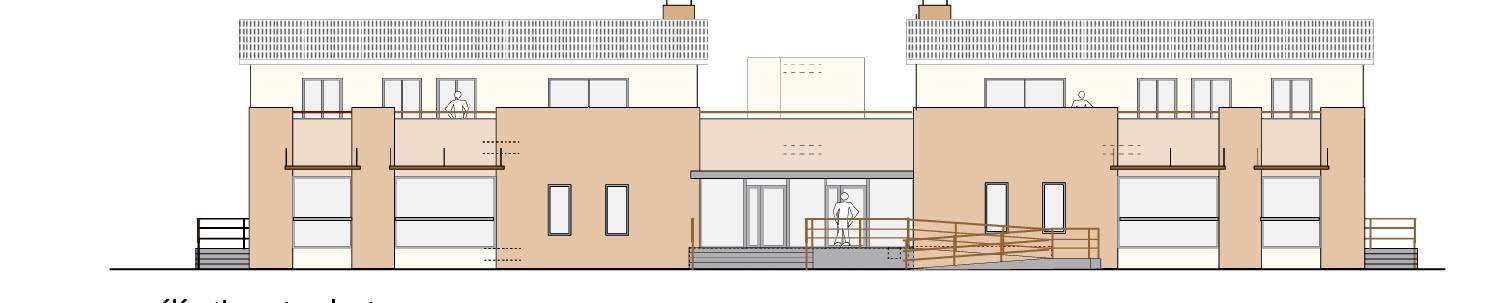 Terrain à bâtir Permis accordé Appartements & commerces