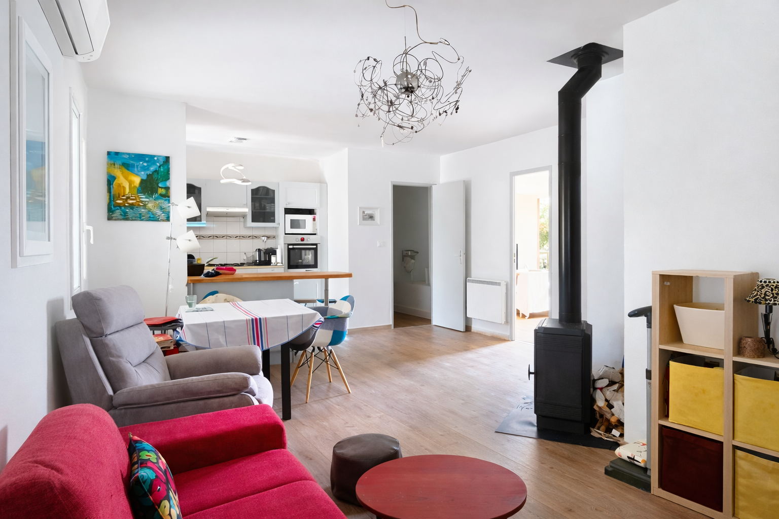 Maison plain-pied au calme avec Véranda 28 m2, Jardin, Stati