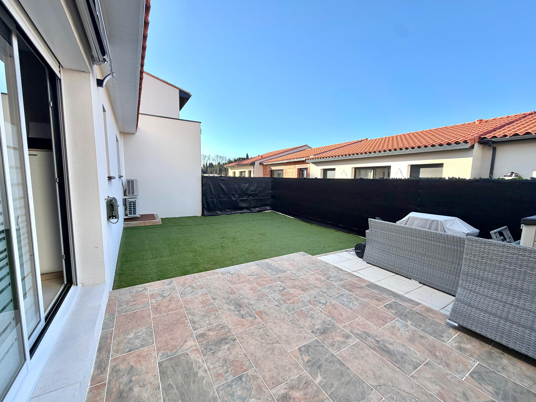 Villa plain-pied 2 chambres avec garage et jardin Elne